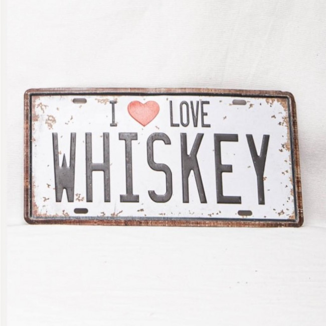 PLACA WHISKEY