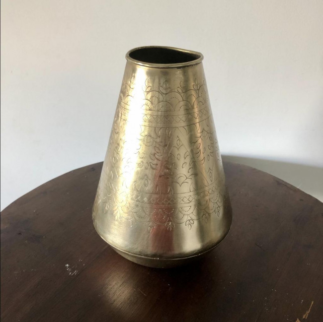 Vaso Dourado Estilo Árabe M