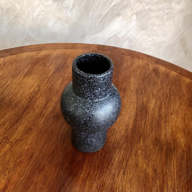 Vaso Decorativo Cerâmica Preto