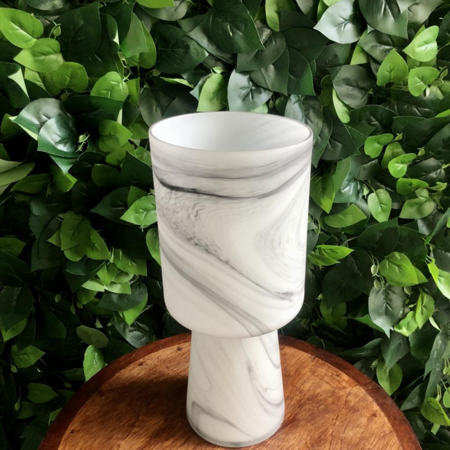 Vaso Estilo Abajur Mármore