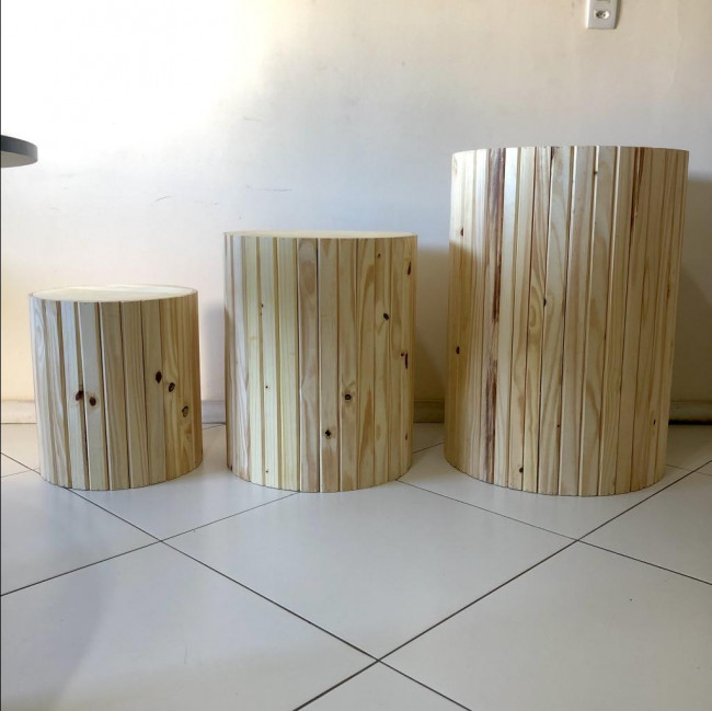 Trio Ripado Pinus