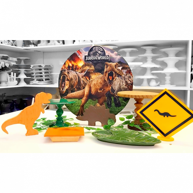 MINI PACOTE FESTA EM CASA JURASSIC PARK 50X50