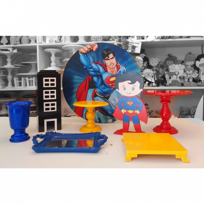 MINI PACOTE FESTA EM CASA SUPERMAN 50X50