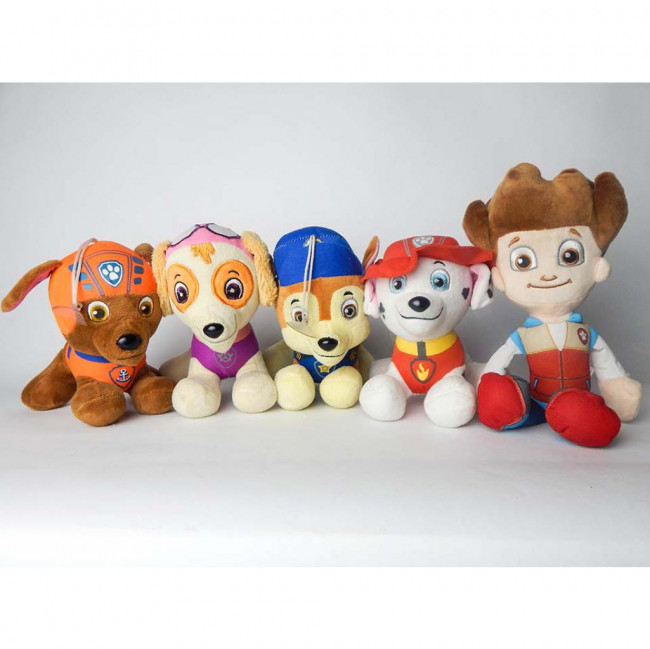 PELUCIA PATRULHA CANINA 5 PERSONAGENS