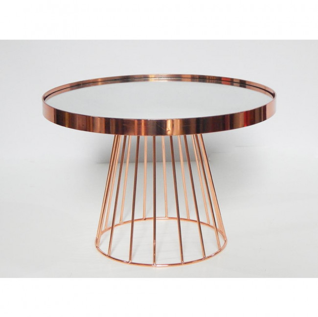 PRATO BOLO ROSE GOLD PEDESTAL RIPAS