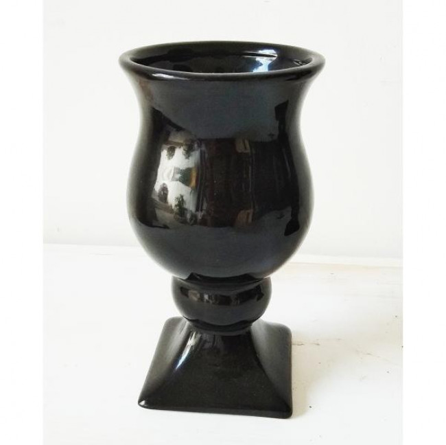 VASO BALAUSTRE PRETO (26X13) - M