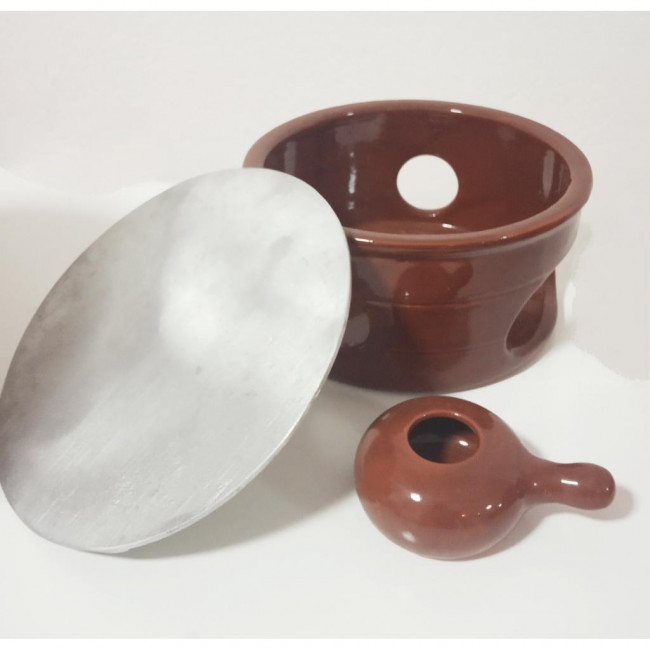 RECHAUD / CONJUNTO FOGAREIRO COMPLETO PARA PANELA N.6