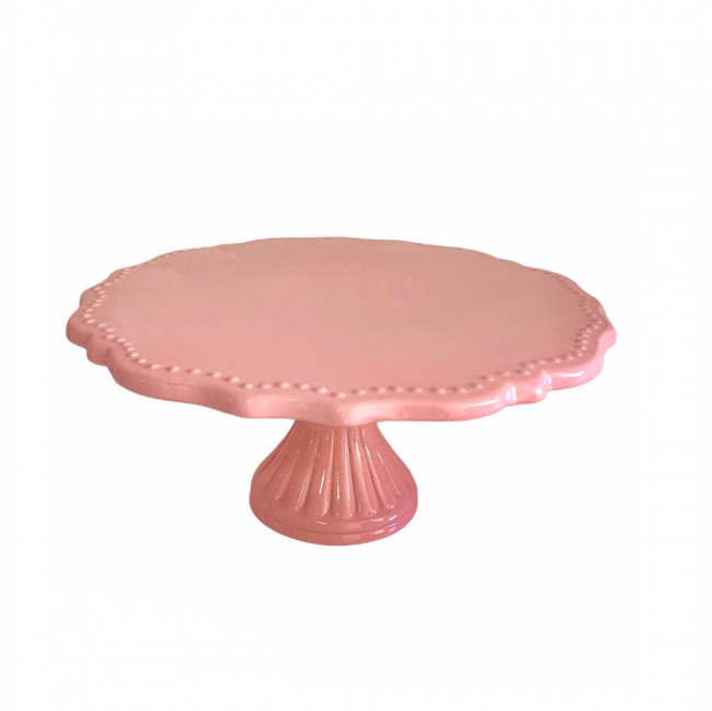 SUPORTE COM ARABESCO ROSA MÉDIO - G