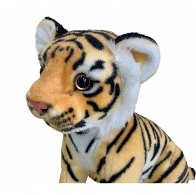 TIGRE EM PELUCIA DEITADO