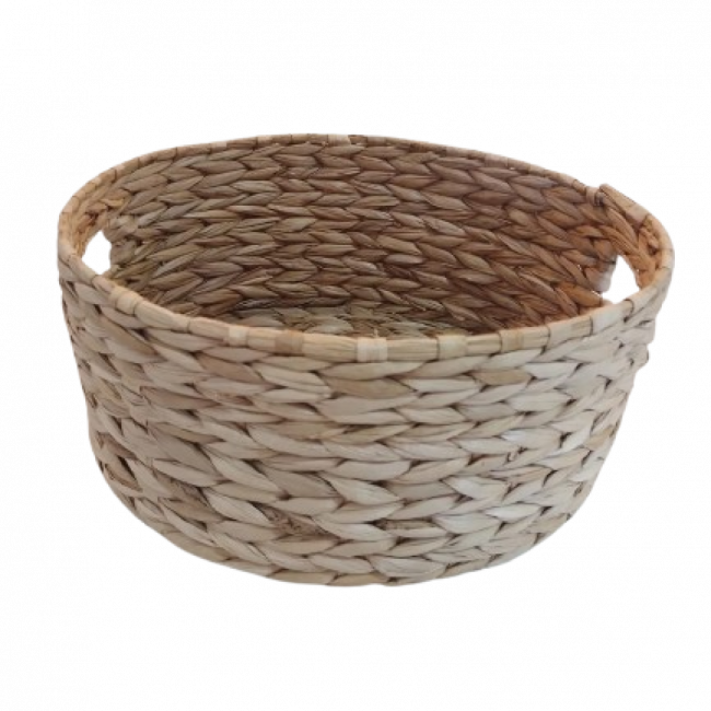 CESTA OVAL COM ALÇA EMBUTIDA G