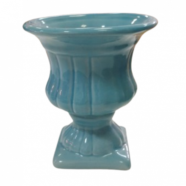 MINI VASO PORCELANA AZUL