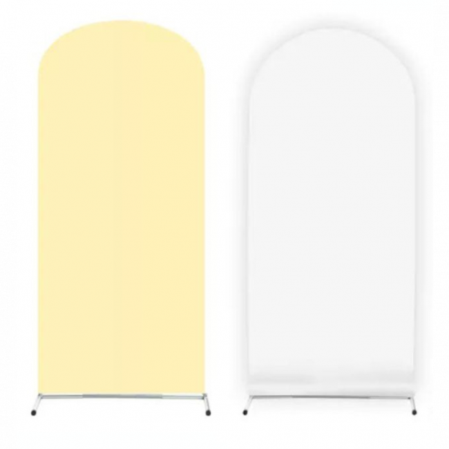 CAPA  ROMANO 60 CM  BRANCO/ AMARELO