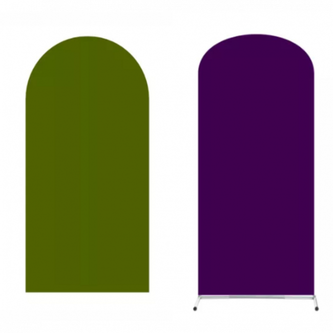 CAPA ROMANO ROXO/VERDE MILITAR 2X1