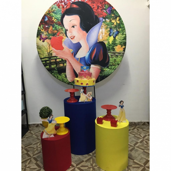 DECORAÇÃO BRANCA DE NEVE