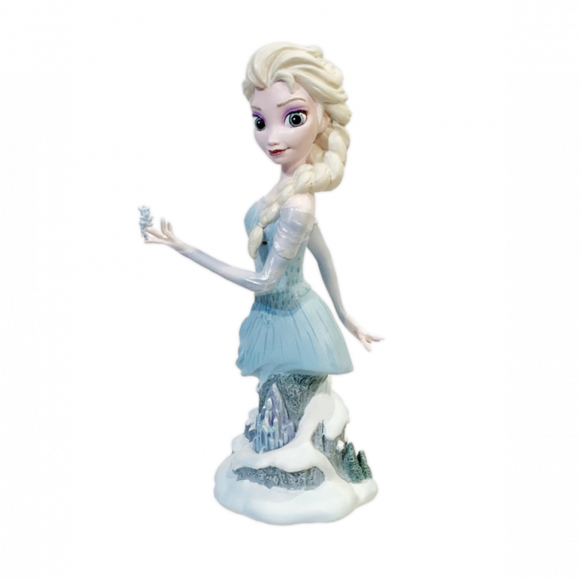 ELSA FROZEN RESINA EMBORRACHADA AZUL (C 10 CM | L 7 CM | A 19 CM)