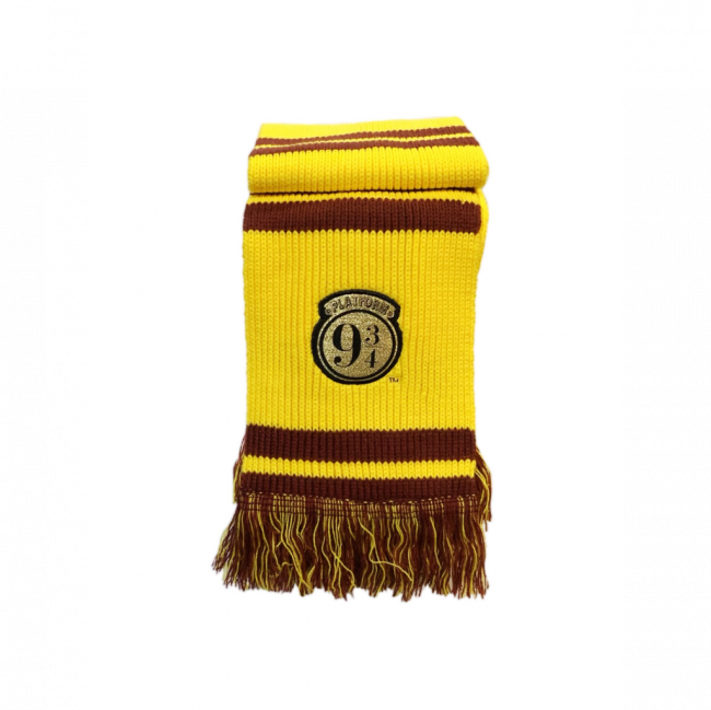 CACHECOL 9 3/4 HARRY POTTER AMARELO E VINHO (C 1,50 M | L 18 CM)