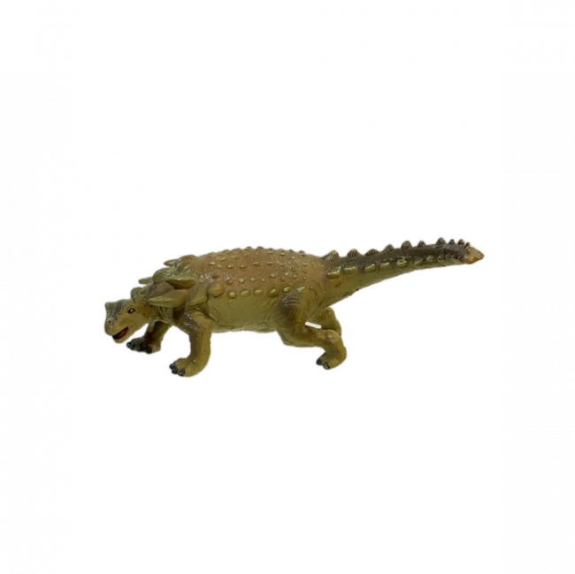 DINOSSAURO STEGOSAURUS BORRACHA VERDE (C 21 CM | L 11 CM | A 7 CM)