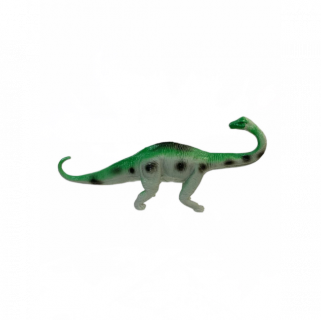 DINOSSAURO APATOSSAURO BORRACHA VERDE E CINZA (C 26 CM | L 6 CM | A 13 CM)