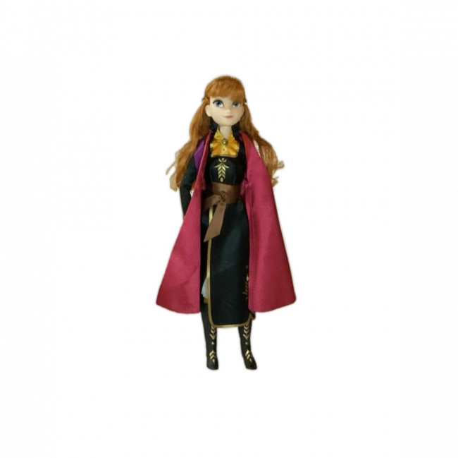 ANNA BARBIE FROZEN VESTIDO ESCARLATE E PRETO (C 8 CM | L 5 CM | A 30 CM)