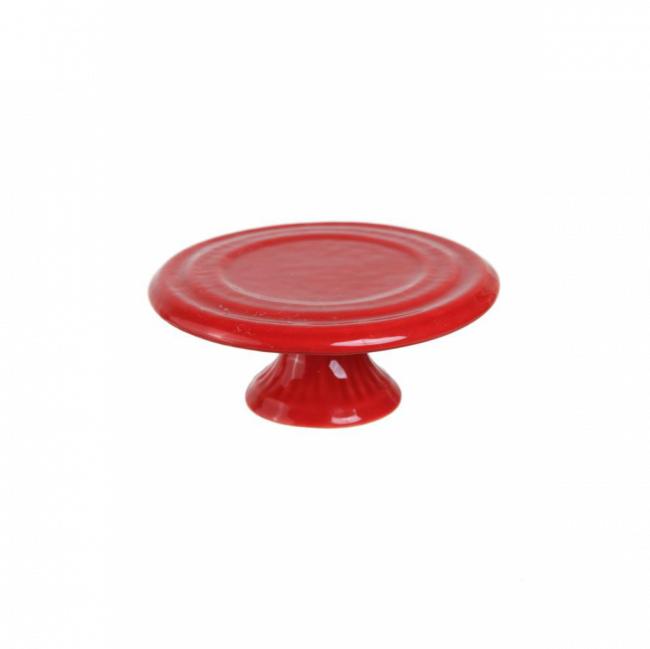 PORTA CUPCAKE DRANCY CERÂMICA VERMELHO (D 12 CM | A 5 CM)