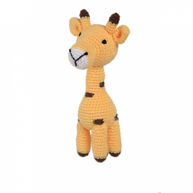 GIRAFA CROCHET TAM P (C 4 CM | L 4 CM | A 16 CM)