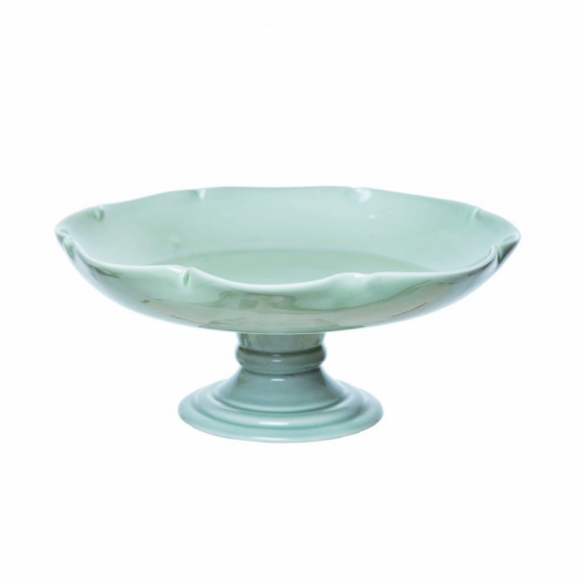 LINHA VERDE CELADON FRUTEIRA ITALIANA PORCELANA MÉDIA (D 25 CM | A 10 CM)