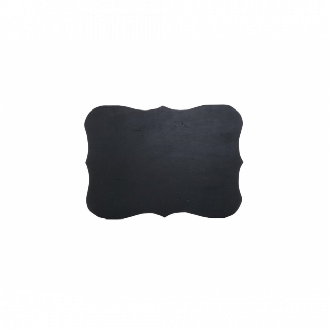 LOUSA BORDA IRREGULAR PRETA TAM P (C 25 CM | L 1 CM | A 15 CM)