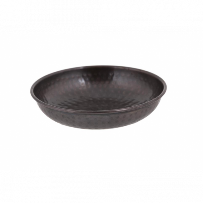 BOWL MARTELADO FERRO MARROM (D 18 CM | A 4 CM)