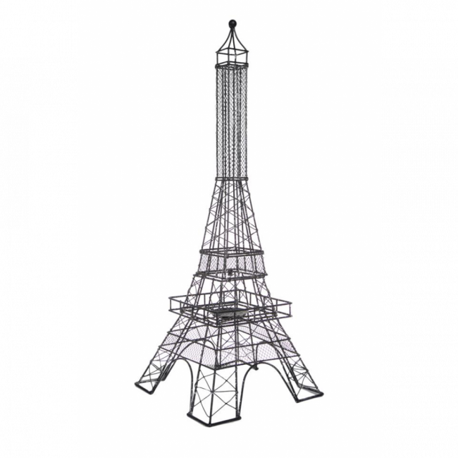 TORRE EIFFEL FERRO PRETO (C 14 CM | L 14 CM | A 60 CM)