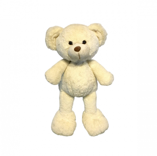 URSO PATINHA ROSA PELÚCIA BRANCO (C 23 CM | L 18 CM | 45 CM)