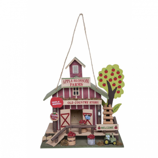 CASA PASSARINHO APPLE BLOSSOM FARMS COLORIDO (C 25 CM | L 17 CM | A 25 CM)