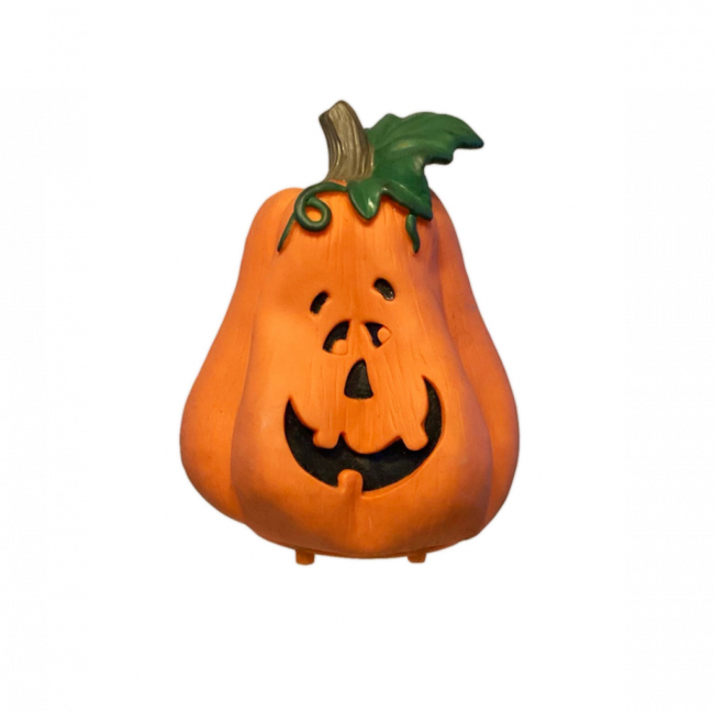 ABÓBORA BORRACHA HALLOWEEN LARANJA (D 15 CM | A 23 CM)