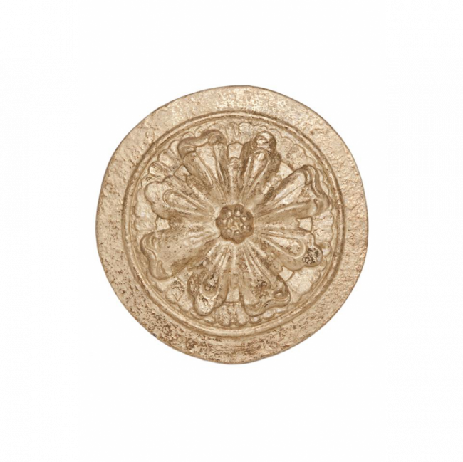 APLIQUE DE PAREDE REDONDO RESINA DOURADO (D 32 CM | A 3 CM)