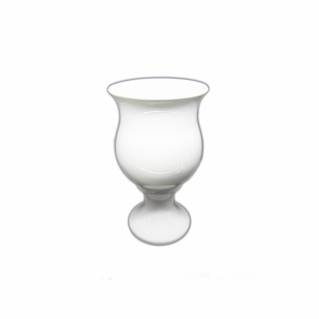 VASO GOUTTE CERÂMICA BRANCO TAM G (D 18 CM | A 34 CM)