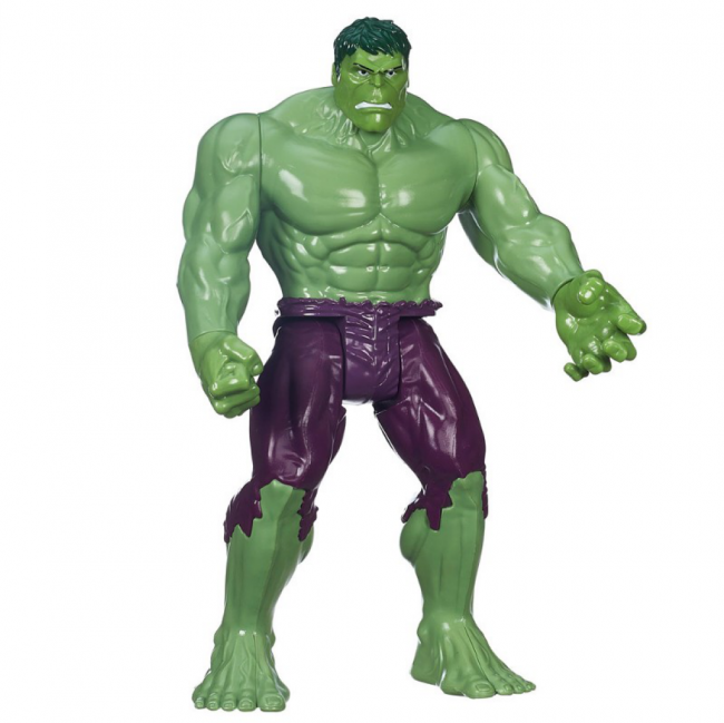 BONECO HULK SUPER HERÓI VERDE E ROXO (C 15 CM | L 5 CM | A 29 CM)