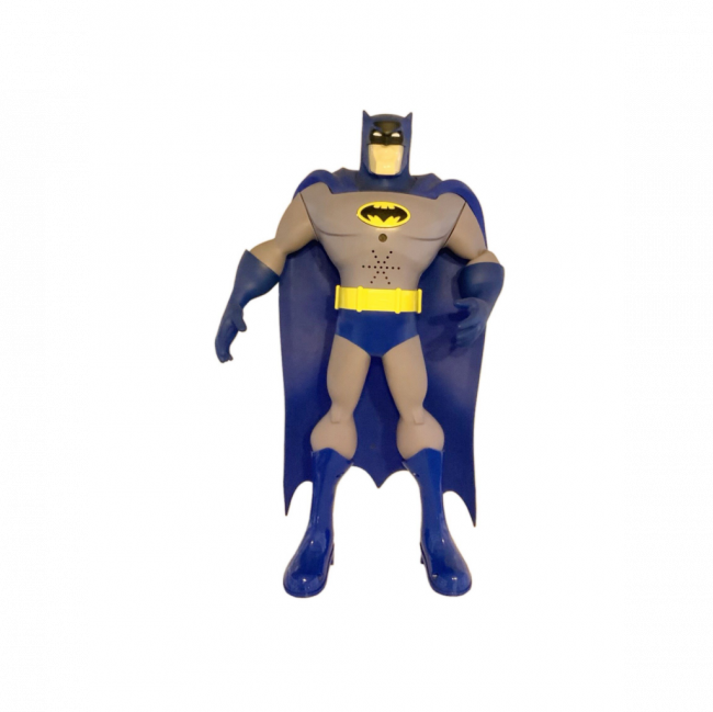 BONECO BATMAN AZUL E CINZA (C 27 CM | L 10 CM | A 43 CM)