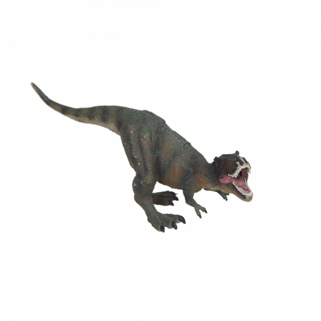 DINOSSAURO TYRANNOSAURUS VERDE MUSGO (C 29 CM | L 9 CM | A 11 CM)