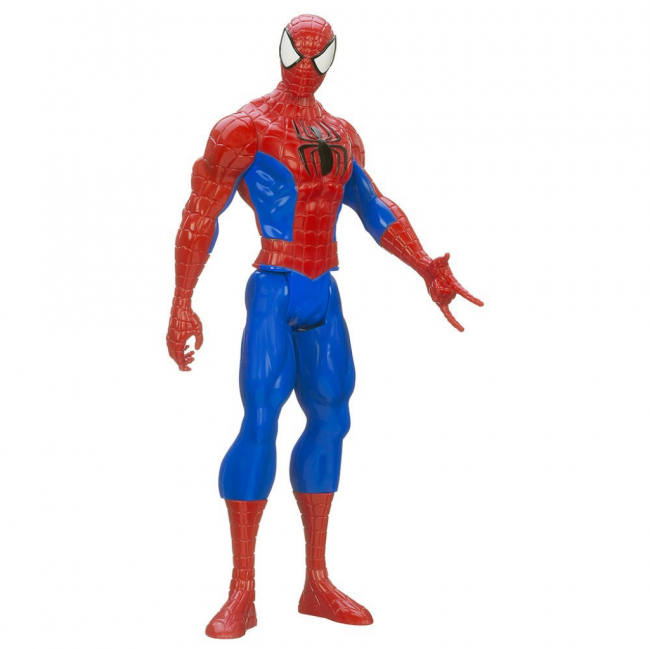 BONECO HOMEM ARANHA SUPER HERÓI VERMELHO E AZUL (C 11 CM | L 5 CM | A 30 CM)