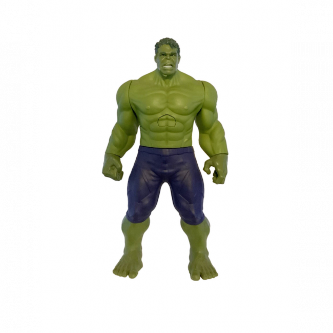 BONECO HULK SUPER HERÓI VERDE E AZUL (C 17 CM | L 7 CM | A 30 CM)