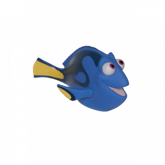 BONECA DORY FILME PROCURANDO DORY VINIL DISNEY AZUL E AMARELA (C 20 CM | L 9 CM | A 11 CM)