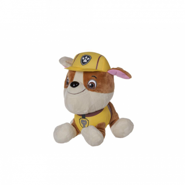 CACHORRO RUBBLE CONJUNTO PATRULHA CANINA PELÚCIA AMARELO (C 16 CM | L 10 CM | A 20 CM)