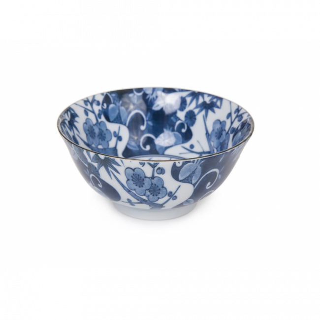 ROYAL BLUE COLLECTION BOWL PORCELANA AZUL E BRANCO (D 16 CM | A 7 CM)