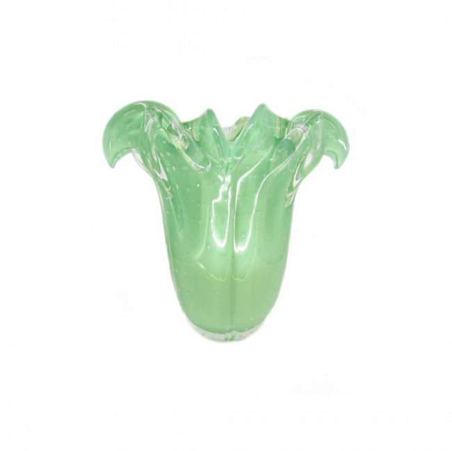 VASO MURANO VERDE BEBÊ TAM M (D 24 CM | A 29 CM)