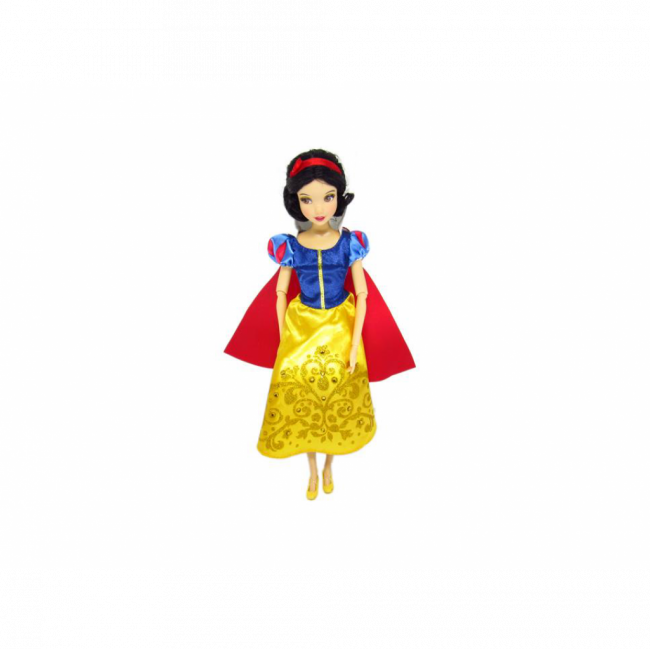 BARBIE BRANCA DE NEVE AMARELA, VERMELHA E AZUL PRINCESA ORIGINAL CABELO ESCURO (D 8 CM | A 30 CM)