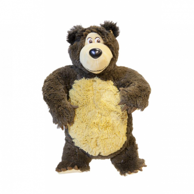 URSO - MASHA E O URSO - MARROM (C 15 CM | L 10 CM | A 34 CM)