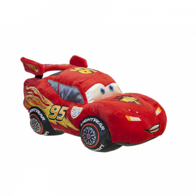 LINHA CARS RELÂMPAGO MCQUEEN PELÚCIA DISNEY VERMELHO (C 34 CM | L 20 CM | A 16 CM)