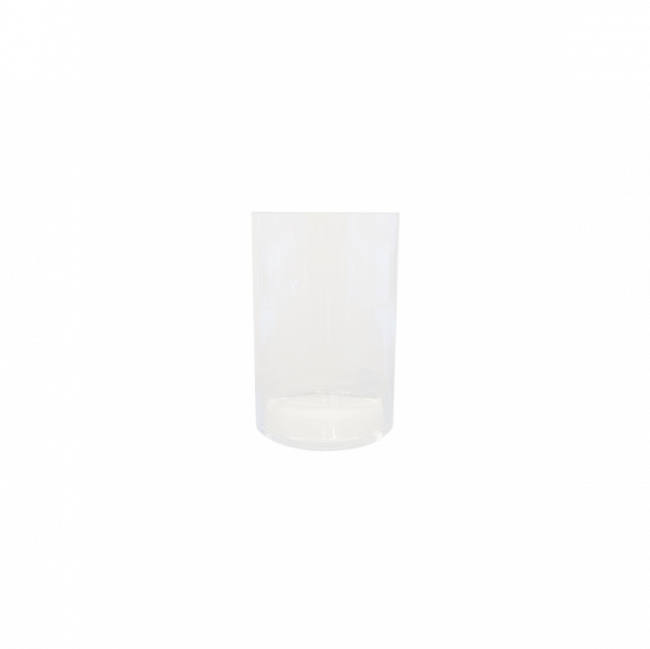 VASO CILÍNDRICO VIDRO REFORÇADO TRANSPARENTE (D 20 CM | A 30 CM)