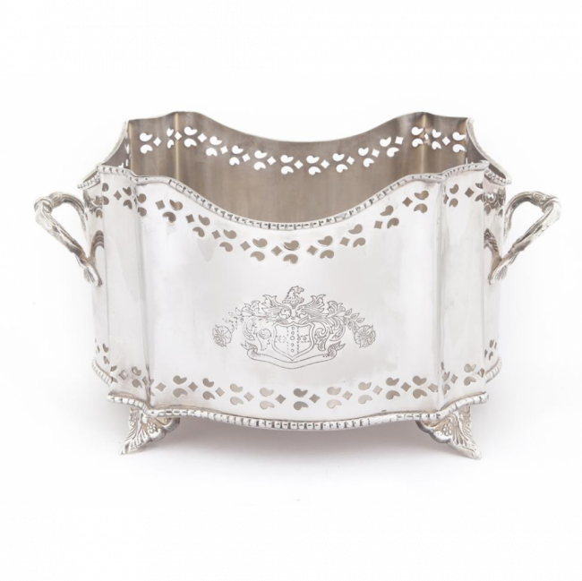 FLOREIRA PALAIS PRATA TAM M (C 27 CM | L 17 CM | A 14 CM)