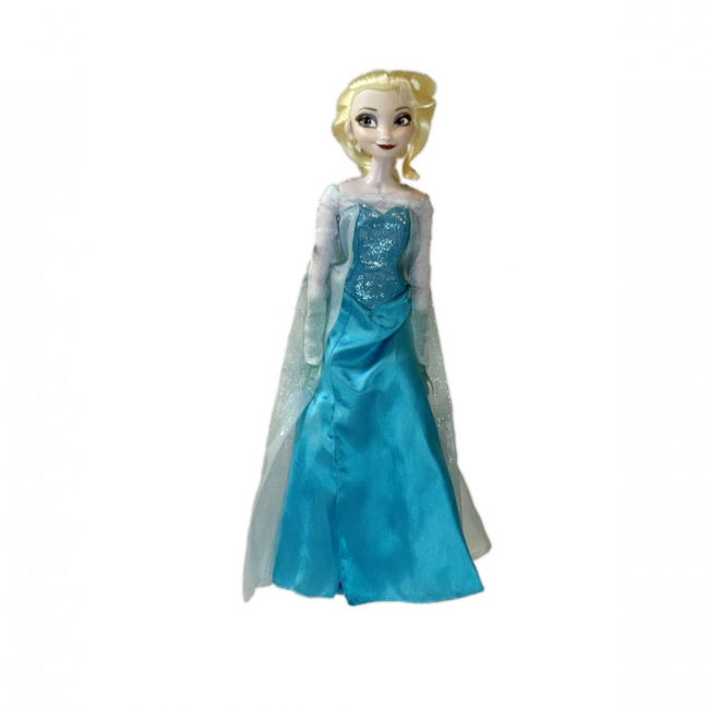 ELSA FROZEN MÃOS TRANSPARENTES VESTIDO AZUL (C 9 CM | L 5 CM | A 41 CM)