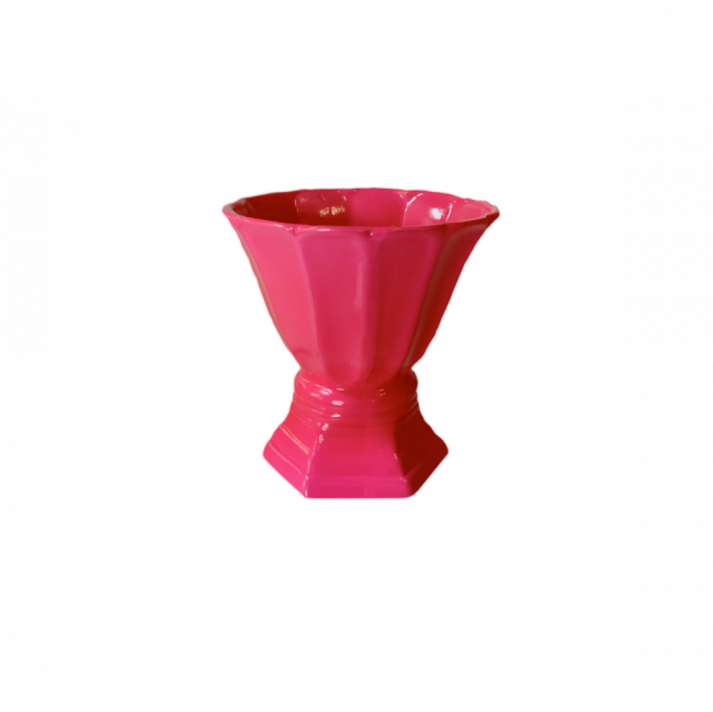 VASO CERÂMICA PINK NEON TAM M (D 18 CM | A 18 CM)